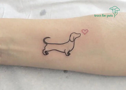 dog memorial tattoo
